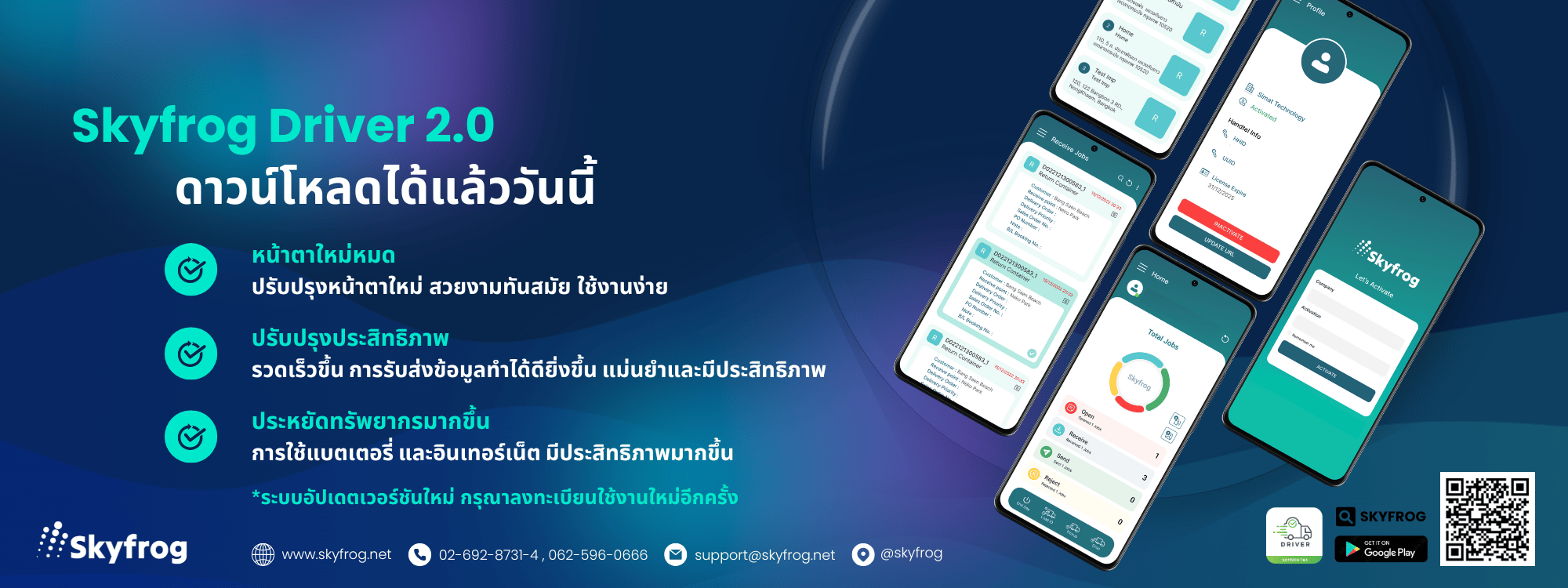 ระบบ SKYFROG TMS บริหารจัดการการขนส่งครบวงจร