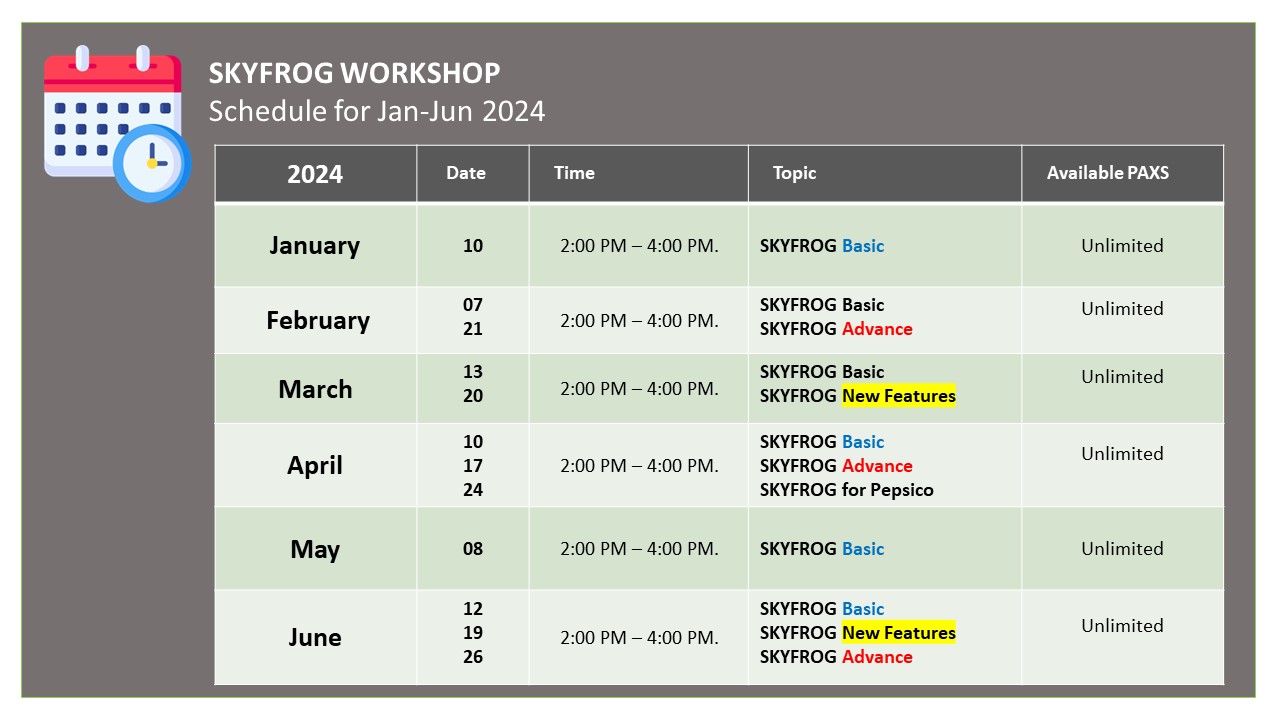 SKYFROG Workshop 2024-2